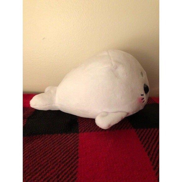 Pocket Aquarium Seal Amuse Toreba Prize Plush 6.5" Japan Import NWT - Picture 2 of 7